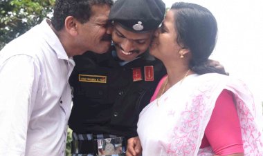 മാനന്തവാടി എം.എൽ.എ ഉഷ വിജയന്റെ മകൻ ഇനി കമാൻഡോ
