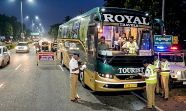 നികുതി വെട്ടിപ്പ് എറണാകുളത്ത് 72 അന്തർസംസ്ഥാന ടൂറിസ്റ്റ് ബസുകൾക്കെതിരെ കേസ് ഒരു കോടി രൂപ പിഴ