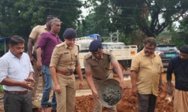 പെരുമ്പാവൂരിൽ ആധുനിക പോലീസ് ബാഡ്മിന്റൺ കോർട്ട് ജില്ലാ പോലീസ് മേധാവി കെ.എസ്. സുദർശൻ ഉദ്ഘാടനം ചെയ്തു