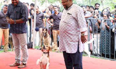 കനകക്കുന്നിലെ താരം ലക്കി സുരക്ഷയൊരുക്കി പോലീസ് സ്നിഫർ നായ
