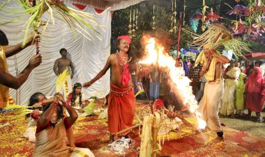 അന്യംനിന്നുപോകുന്ന അപൂർവ്വ അനുഷ്ഠാന ഭംഗിയുമായി പൂപ്പടത്തുള്ളൽ അരങ്ങേറി