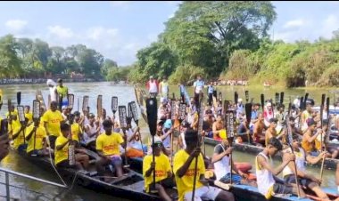 45 വർഷത്തെ കാത്തിരിപ്പിന് വിരാമം മൂവാറ്റുപുഴയാറ്റിൽ ആവേശം വിതറി ത്രിവേണി വള്ളംകളി