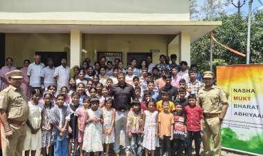 ലഹരിയ്‌ക്കെതിരെ പടയ്ക്കിറങ്ങി സ്കൂൾ വിദ്യാർത്ഥികൾ