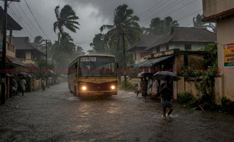 ശക്തമായ മഴയ്ക്കും കാറ്റിനും സാധ്യത ജാഗ്രതാ നിർദേശം