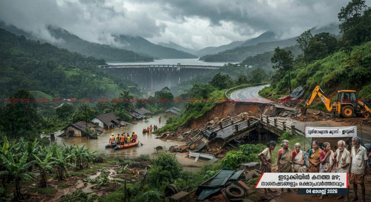 മഴക്കെടുതി ഇടുക്കിയില്‍ വീട് നഷ്ടപ്പെട്ടവര്‍ക്ക് ഭൂമി കണ്ടെത്തും 1.36 കോടിയുടെ കൃഷിനാശം