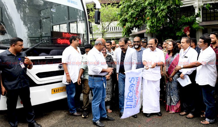 ലാബ് ഓൺ വീൽസ് പദ്ധതിക്ക് തുടക്കം മുഖ്യമന്ത്രി വി ഡി സതീശൻ ഫ്ലാഗ്ഓഫ് ചെയ്തു