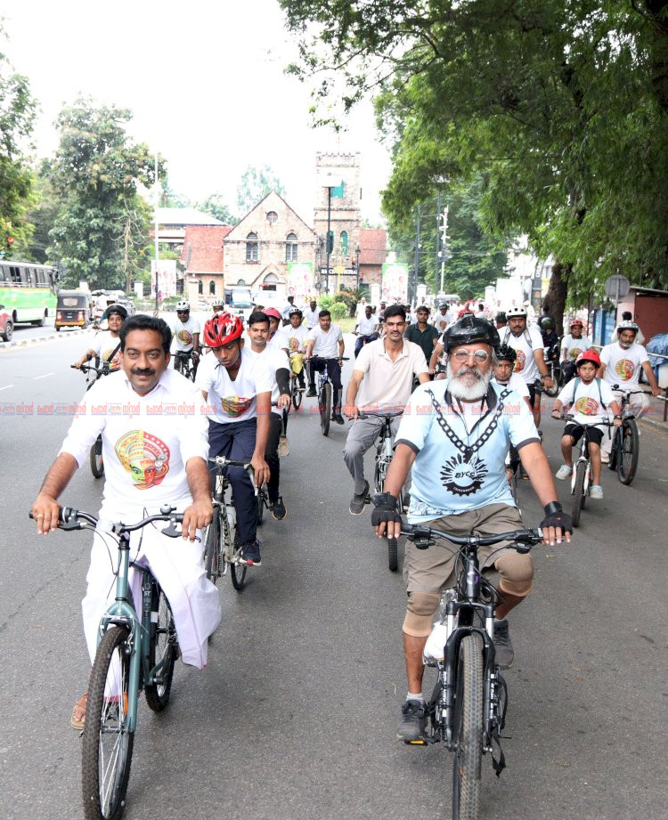 ഓണവിളംബരവുമായി തലസ്ഥാന നഗരിയിൽ സൈക്കിൾ റാലി