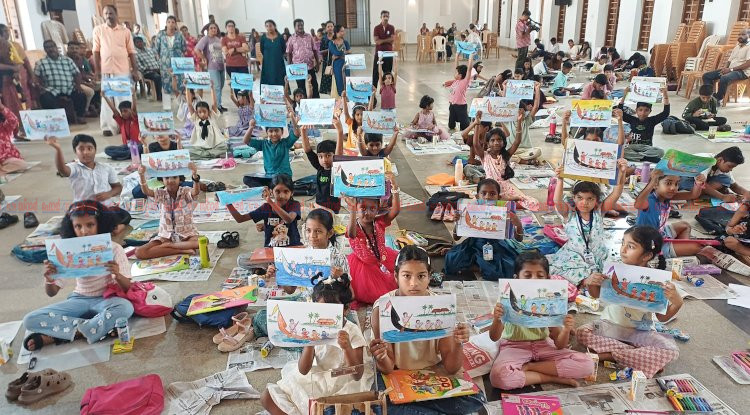72 ാമത് നെഹ്‌റു ട്രോഫി വള്ളംകളി നിറച്ചാർത്ത് ചിത്രരചനാ മത്സരത്തിൽ വർണ്ണപ്പൊലിമയുമായി കുട്ടികൾ