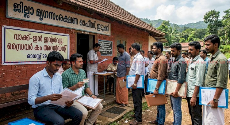 മൃഗസംരക്ഷണ വകുപ്പിൽ ഡ്രൈവർ കം അറ്റൻഡന്റ് ഒഴിവ്