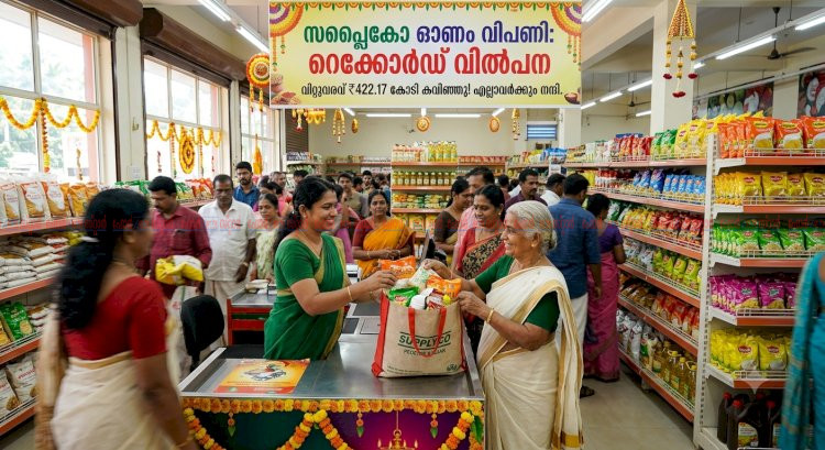 സപ്ലൈകോയ്ക്ക് ഓണം വിപണിയിൽ റെക്കോഡ് വിൽപ്പന വിറ്റുവരവ് 422 കോടി കവിഞ്ഞു