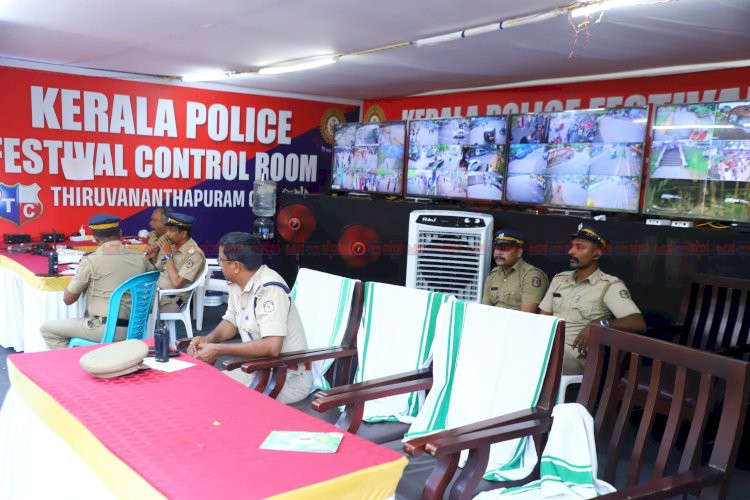 കനത്ത പോലീസ്‌ കാവലിൽ തലസ്ഥാനം നിരീക്ഷണത്തിന്‌ 42 ക്യാമറകളും ഡ്രോണുകളും