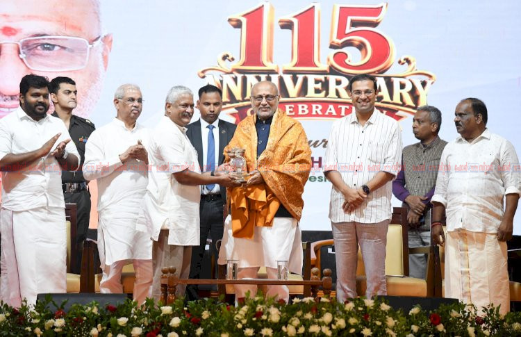 കേരളകൗമുദി 115 ാം വാർഷികാഘോഷം ഉദ്ഘാടനം ചെയ്തു വെള്ളാപ്പള്ളി നടേശനെ ആദരിച്ചു ഉപരാഷ്ട്രപതി