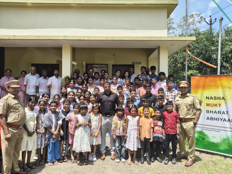 ലഹരിയ്‌ക്കെതിരെ പടയ്ക്കിറങ്ങി സ്കൂൾ വിദ്യാർത്ഥികൾ