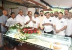 അന്തരിച്ച ഗാന്ധിയൻ കല്ലേലി രാഘവൻപിള്ളയ്ക്ക് മന്ത്രി എം ലിജു അന്തിമോപചാരം അർപ്പിച്ചു