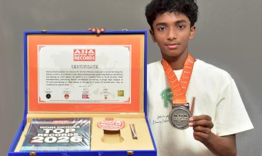ഏഷ്യ ബുക്ക് ഓഫ് റെക്കോർഡ്സ് നേടി മലയാളി ബാലൻ സായൻ