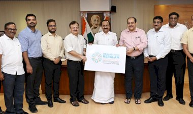 റീഇമാജിനിങ് കേരളം റൗണ്ട് ടേബിൾ കോൺഫറൻസ് ലോഗോ മുഖ്യമന്ത്രി വി.ഡി. സതീശൻ പ്രകാശനം ചെയ്തു