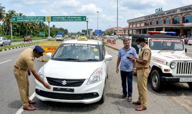 കോയമ്പത്തൂരിൽ നിന്ന് നെടുമ്പാശ്ശേരി വരെ ഓടിയത് നമ്പർ പ്ലേറ്റില്ലാതെ ഒടുവിൽ ആർ.ടി.ഒ സ്ക്വാഡിന്റെ വലയിൽ