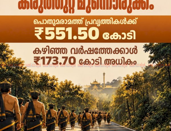 ശബരിമല തീർത്ഥാടനം റോഡ് നവീകരണത്തിന് 551.50 കോടി അനുവദിച്ചു