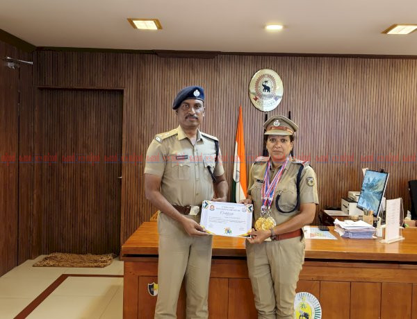 സ്വർണ തിളക്കത്തിൽ മൂവാറ്റുപുഴ പോലീസ് സംസ്ഥാന മീറ്റിൽ അഞ്ച് മെഡലുകളുമായി എ.എസ്.ഐ ഐസി മോൾ
