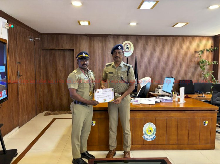 കേരള പോലീസ് ബോഡി ബിൽഡിംഗ് ചാമ്പ്യൻഷിപ്പിൽ പി.എസ്. ഷിനാസിന് സ്വർണ്ണം