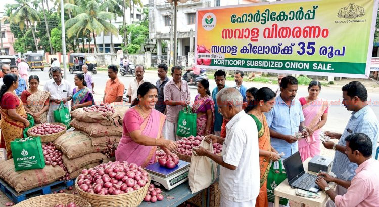 സവാള കിലോയ്ക്ക് 35 രൂപ മാത്രം ഹോർട്ടികോർപ്പിന്റെ വിൽപ്പന നാളെ മുതൽ