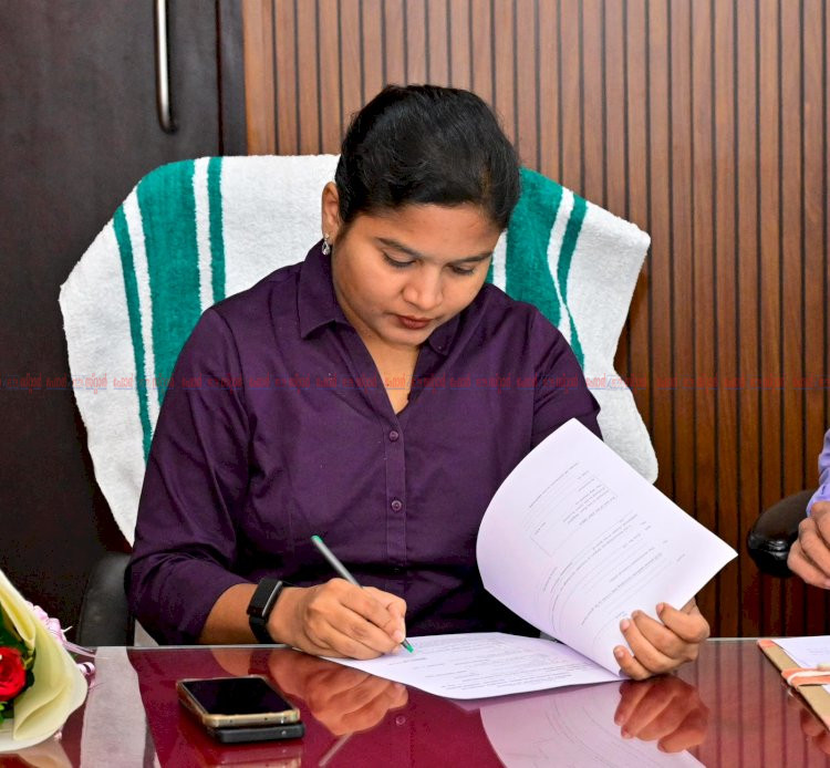ജിഡ മെമ്പർ സെക്രട്ടറി ഇൻ ചാർജായി ജില്ലാ കളക്ടർ ജി. പ്രിയങ്ക ചുമതലയേറ്റു