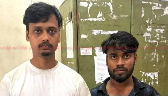 ​പെയിന്റ് ബക്കറ്റിൽ ഒളിപ്പിച്ച് കഞ്ചാവ് കടത്ത് 16 കിലോ കഞ്ചാവുമായി ബംഗാൾ സ്വദേശികൾ പിടിയിൽ