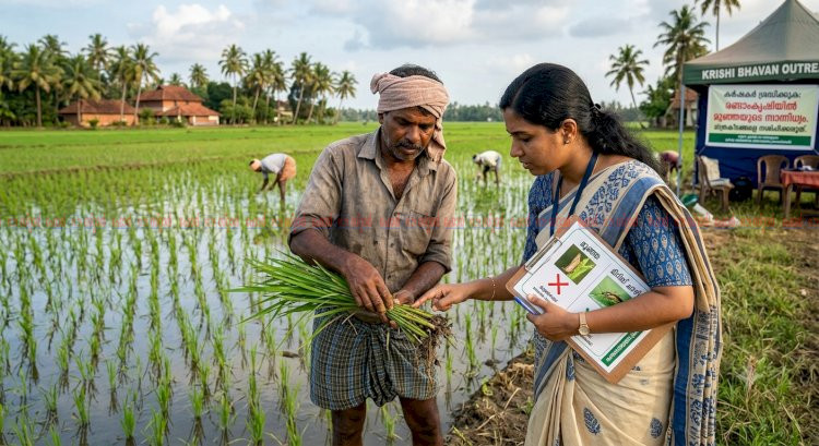 നെൽക്കർഷകർ ജാഗ്രത പാലിക്കണം രണ്ടാംകൃഷിയിൽ മുഞ്ഞയുടെ സാന്നിധ്യം