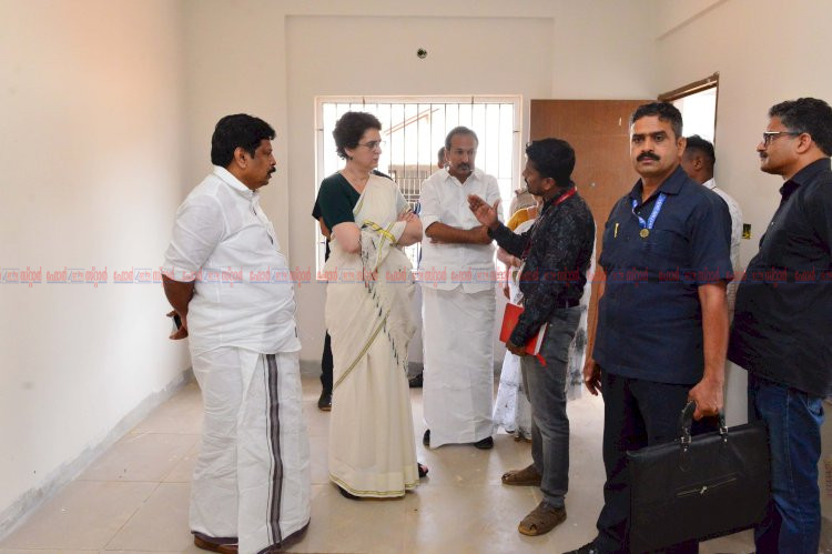 പുനർജനിക്കാൻ ചൂരൽമല ടൗൺഷിപ്പ് നിർമ്മാണം വേഗത്തിൽ പ്രിയങ്ക ഗാന്ധി