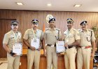 ദേശീയ പോലീസ് മീറ്റ് പഞ്ചഗുസ്തിയിൽ കേരള പോലീസിന് സ്വർണ്ണവും വെള്ളിയും വെങ്കലവും
