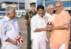 ഉപരാഷ്ട്രപതി സി.പി രാധാകൃഷ്ണന് കരിപ്പൂർ വിമാനത്താവളത്തിൽ ഊഷ്മള സ്വീകരണം