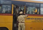 സ്കൂൾ ബസുകളിൽ മിന്നൽ പരിശോധന 34 വാഹനങ്ങൾക്ക് 57,250 രൂപ പിഴ ഈടാക്കി