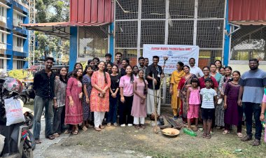 മുവാറ്റുപുഴ ജനറൽ ആശുപത്രിയിൽ ഗാന്ധിജയന്തി ദിനാചരണം ഔഷധസസ്യത്തോട്ടത്തിന് തുടക്കമായി