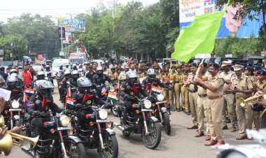 ലഹരിവിമുക്ത ഭാരതം ദേശീയ ബൈക്ക് റാലിയെ ഹൃദയപൂർവ്വം വരേവേറ്റ് മലപ്പുറം