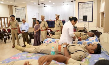 ​പോലീസ് സ്‌മൃതി ദിനം എറണാകുളം റൂറലിൽ മെഗാ രക്തദാന ക്യാമ്പ് സംരക്ഷ 2026 നടത്തി