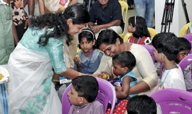 അമ്മത്തൊട്ടിലിലെ ഏഴ് ദിവസം പ്രായമുള്ള കുഞ്ഞിന് ഗേഹ എന്ന് പേരിട്ട് മന്ത്രി ബിന്ദു കൃഷ്ണ