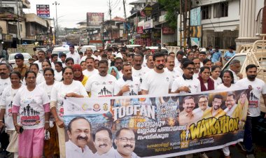 ലഹരിക്കെതിരെ ജനകീയ പോരാട്ടം മൂവാറ്റുപുഴയിൽ ‘ഓപ്പറേഷൻ തൂഫാൻ’ വാക്കത്തോൺ സംഘടിപ്പിച്ചു