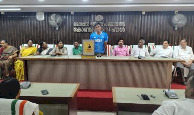 ഏഷ്യൻ ഗെയിംസ് വെള്ളിമെഡൽ ജേതാവ് പ്രിൻസ് നോബിളിന് വൈപ്പിൻ ബ്ലോക്ക് പഞ്ചായത്തിന്റെ ആദരം
