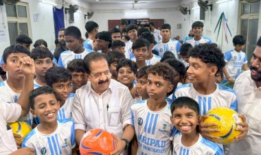 ഹരിപ്പാട് മിനി സ്പോർട്സ് അക്കാദമി പരിശോധിക്കും സൗജന്യ ഫുട്ബോൾ പരിശീലനത്തിന് തുടക്കമായി