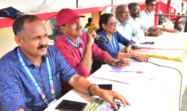 ​സംസ്ഥാന സ്കൂൾ കായികമേള ട്രാക്കിലെ ആവേശം വാനോളമുയർത്തി ആറ് വേറിട്ട ശബ്ദങ്ങൾ