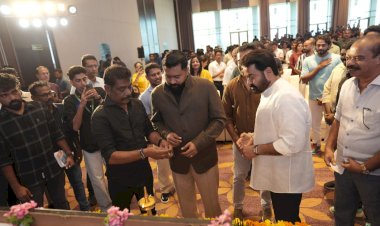 മോഹൻലാൽ അനൂപ് സത്യൻ ചിത്രം L368 ന് തുടക്കമായി പൂജ കൊച്ചിയിൽ നടന്നു