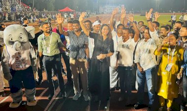 കുട്ടികൾക്ക് ആവേശവും പ്രചോദനവുമായി ഒളിമ്പ്യന്മാരും ഏഷ്യൻ ചാമ്പ്യന്മാരും അണിനിരന്നു