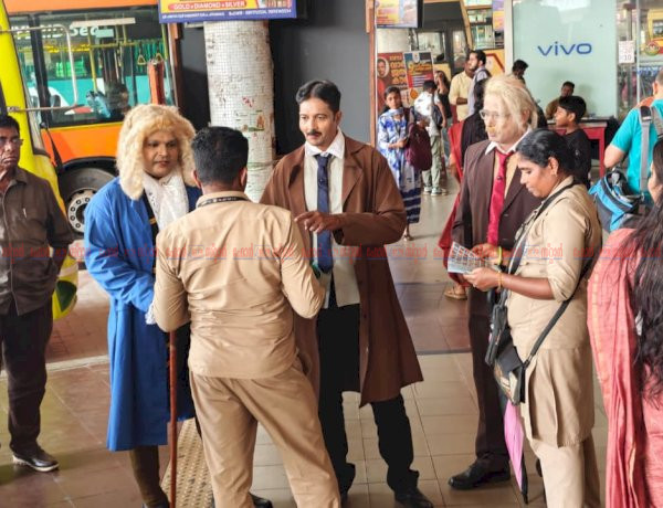 ഐൻസ്റ്റീനും ന്യൂട്ടനും നഗരത്തിലിറങ്ങി ലിറ്റ്‌മസ് 26 പ്രചാരണവുമായി എസ്സെൻസ് ഗ്ലോബൽ