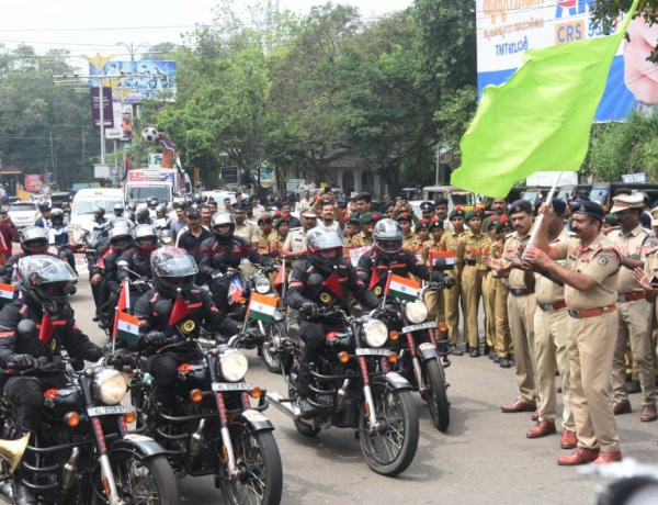 ലഹരിവിമുക്ത ഭാരതം ദേശീയ ബൈക്ക് റാലിയെ ഹൃദയപൂർവ്വം വരേവേറ്റ് മലപ്പുറം