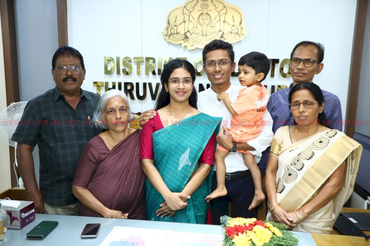 അഞ്ജു കെ.എസ് തിരുവനന്തപുരം ജില്ലാ കളക്ടറായി ചുമതലയേറ്റു