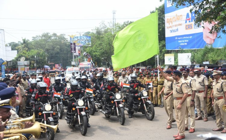 ലഹരിവിമുക്ത ഭാരതം ദേശീയ ബൈക്ക് റാലിയെ ഹൃദയപൂർവ്വം വരേവേറ്റ് മലപ്പുറം
