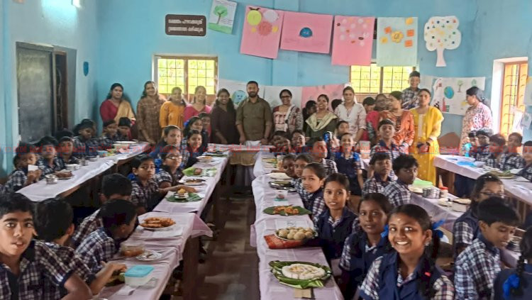 എൺപത്തിയഞ്ച് നാടൻ വിഭവങ്ങളുമായി വിദ്യാർത്ഥികളും അധ്യാപകരും