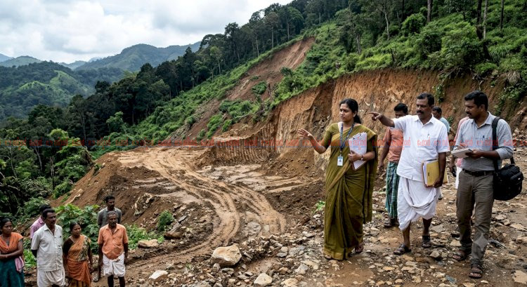 കുടയത്തൂരിൽ ഉരുൾപൊട്ടൽ മേഖലയിൽഅവധി ദിവസങ്ങളുടെ മറവിൽ വൻ മണ്ണെടുപ്പ്