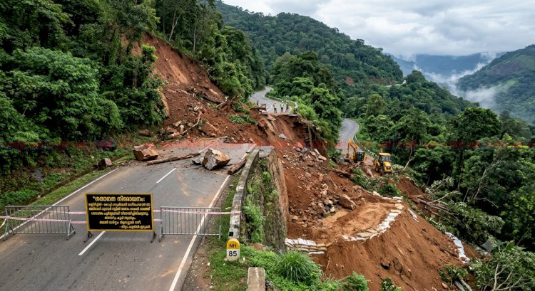 അടിമാലി, മൂന്നാർ റൂട്ടിൽ ഗതാഗത നിരോധനം രണ്ടാഴ്ച കൂടി തുടരും