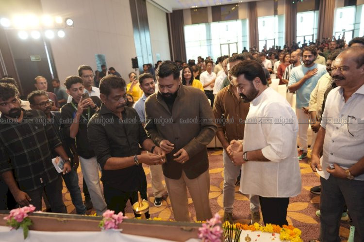 മോഹൻലാൽ അനൂപ് സത്യൻ ചിത്രം L368 ന് തുടക്കമായി പൂജ കൊച്ചിയിൽ നടന്നു